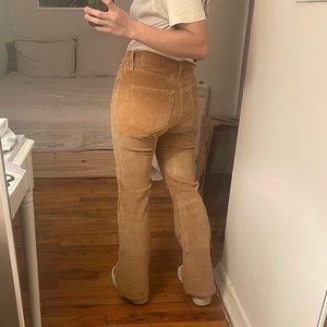 Aritzia Denim Forum • The Marianne Flare Corduroy Pants